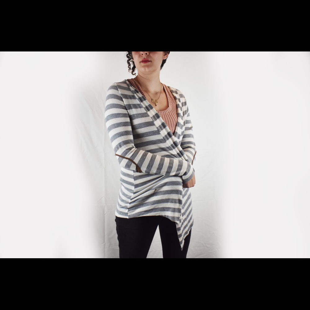 Striped cardigan